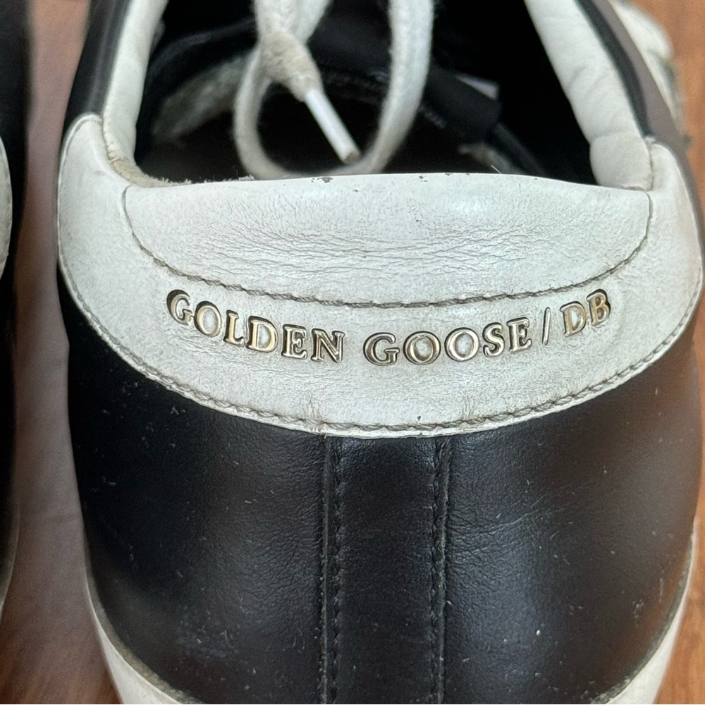 Golden Goose Black and White Sneakers with Vintage-Inspired Design $225 - Picture 11 of 14